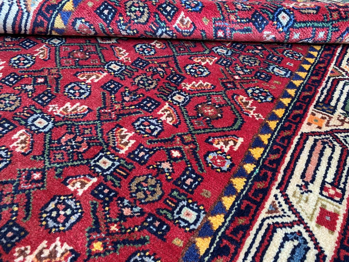 Hand-Knotted Tribal Persian Enjelas Rug