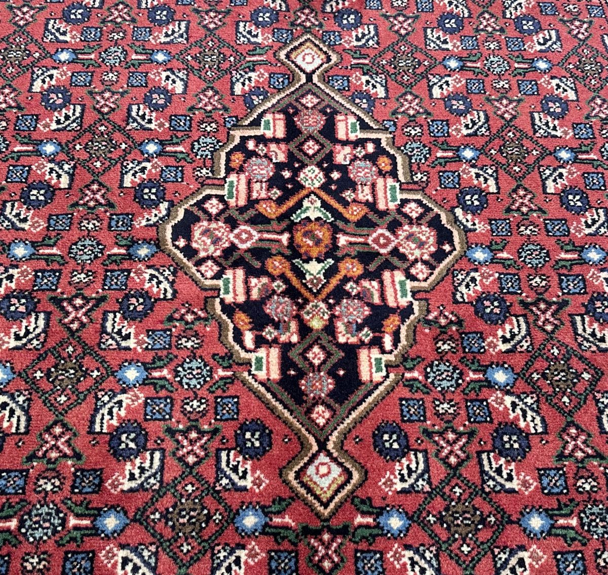 Hand-Knotted Tribal Persian Enjelas Rug