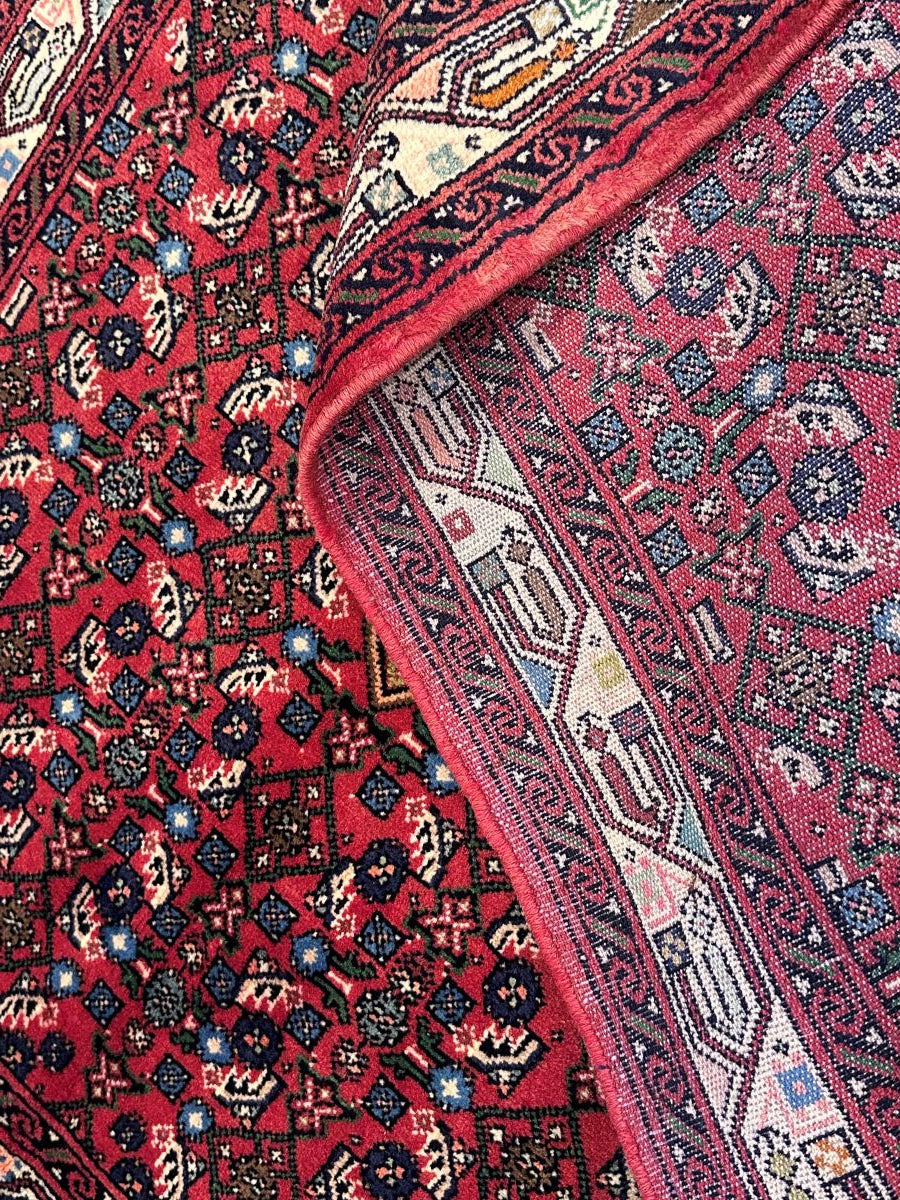 Hand-Knotted Tribal Persian Enjelas Rug