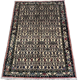 Hand-Knotted Tribal Persian Enjelas Rug