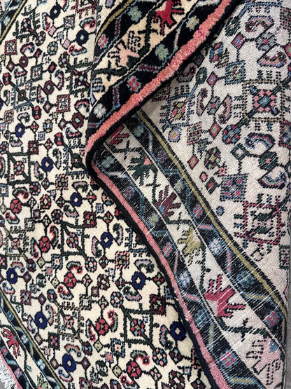 Hand-Knotted Tribal Persian Enjelas Rug