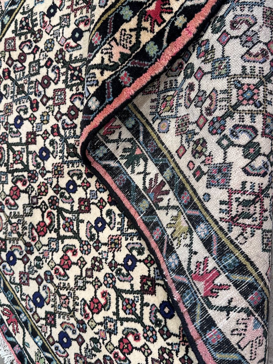 Hand-Knotted Tribal Persian Enjelas Rug