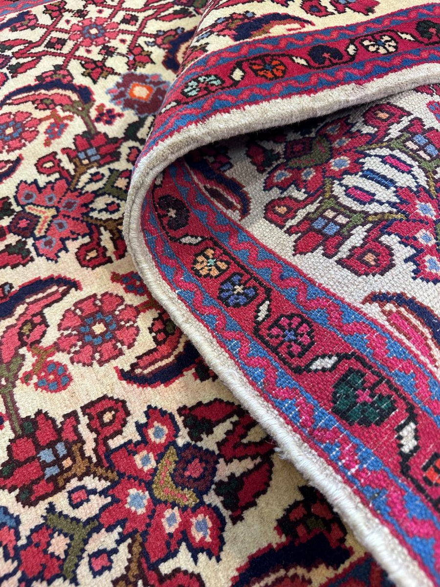 Hand-Knotted Persian Nanaj Rug