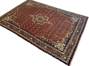 Circa 1960s Hand-Knotted Persian Bidjar Carpet