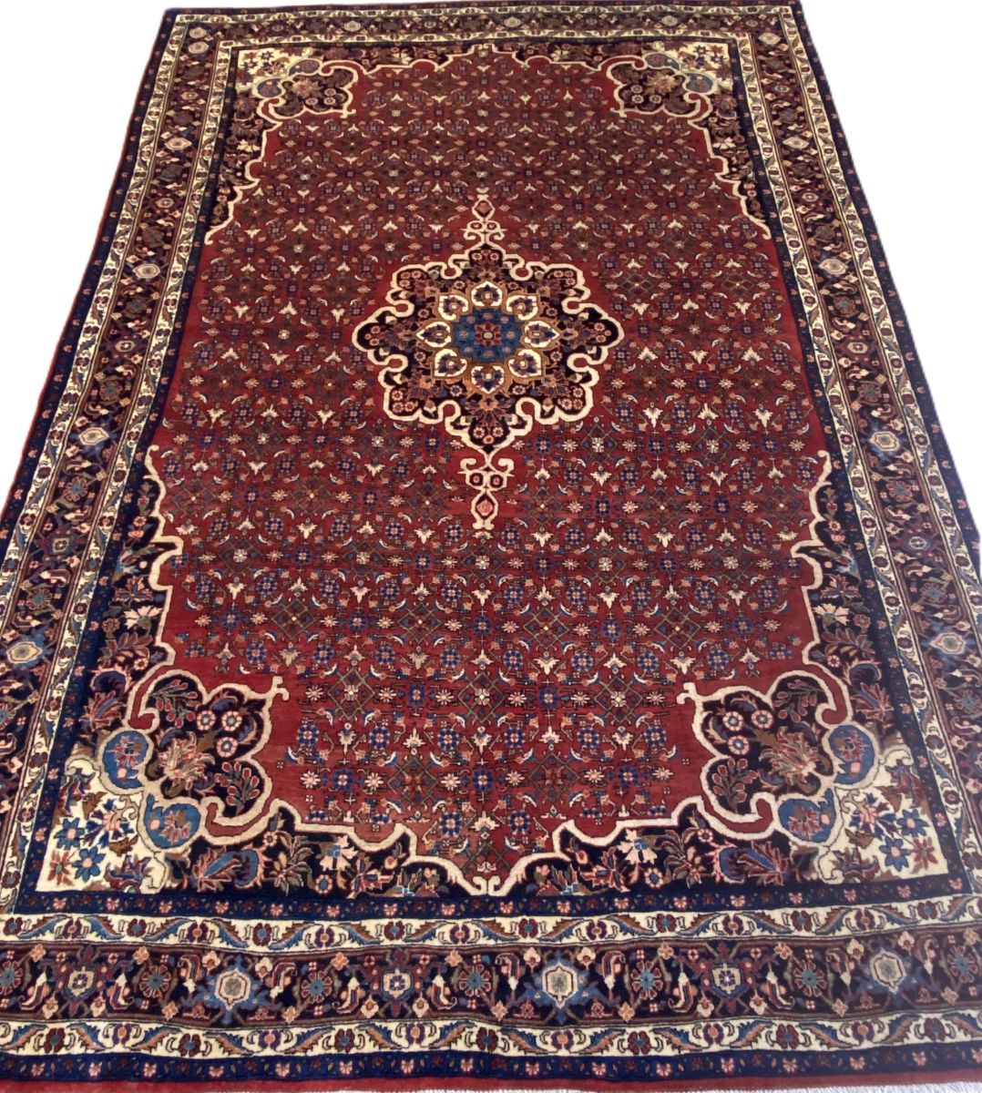 Circa 1960s Hand-Knotted Persian Bidjar Carpet