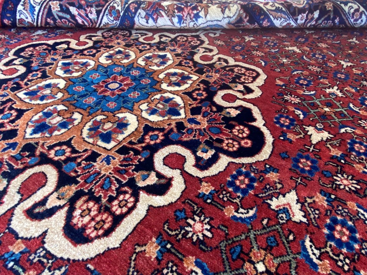 Circa 1960s Hand-Knotted Persian Bidjar Carpet