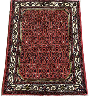 Hand-Knotted Tribal Persian Enjelas Rug