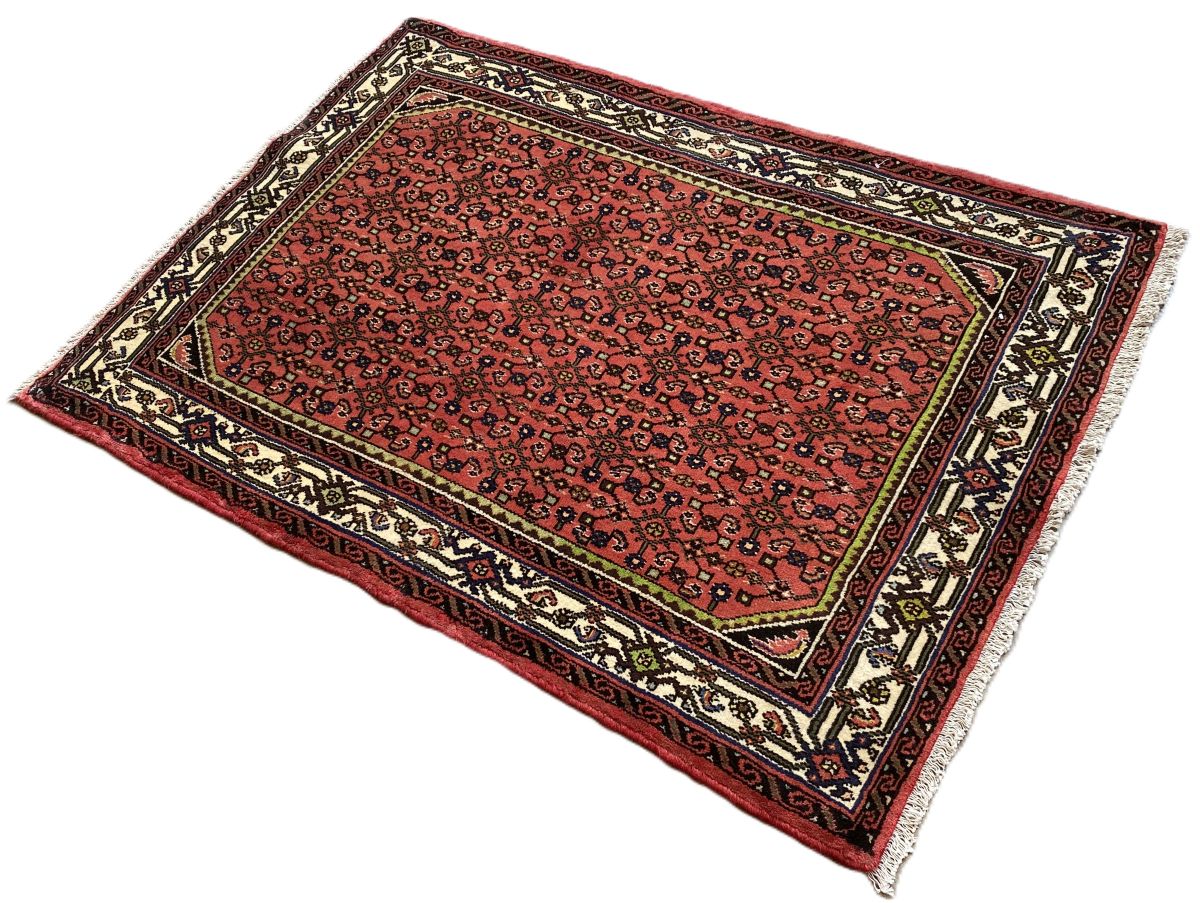 Hand-Knotted Tribal Persian Enjelas Rug