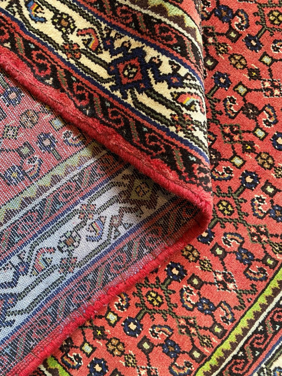 Hand-Knotted Tribal Persian Enjelas Rug