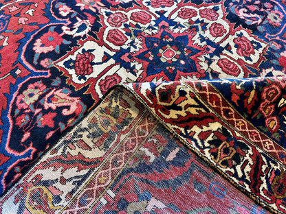 Hand-Knotted Tribal Persian Bakhtiar Rug