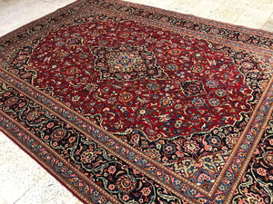 Handmade Persian Kashan Rug