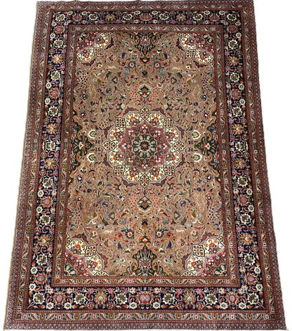 Fine Hand-Knotted Persian Birjand Mood Carpet