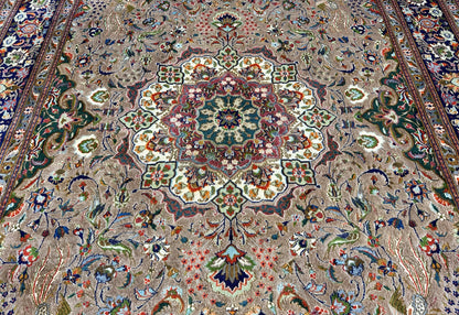 Fine Hand-Knotted Persian Birjand Mood Carpet