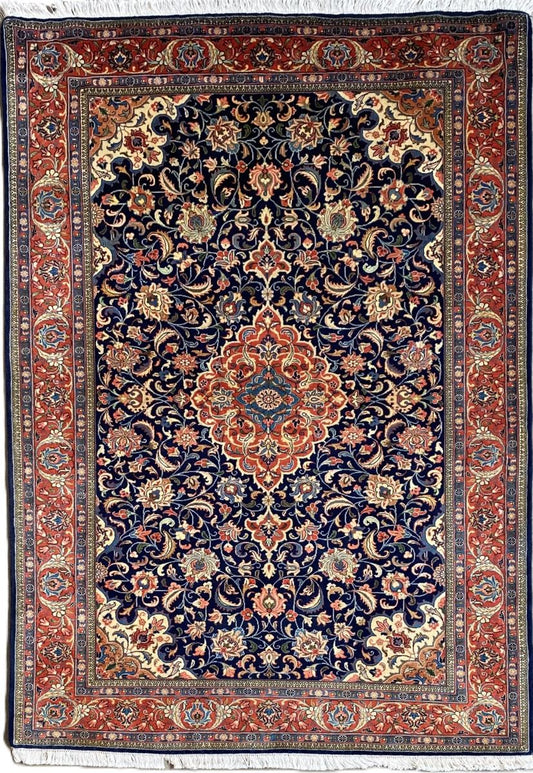 Superfine Hand-Knotted Persian Qazvin Carpet