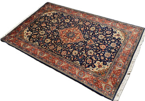 Superfine Hand-Knotted Persian Qazvin Carpet