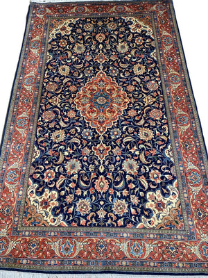 Superfine Hand-Knotted Persian Qazvin Carpet