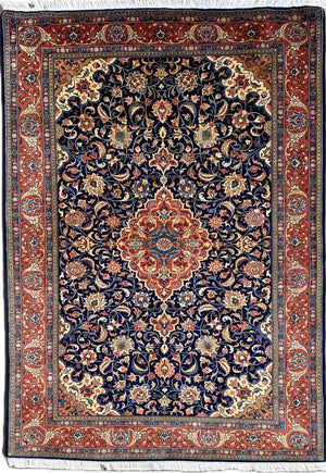 Superfine Hand-Knotted Persian Qazvin Carpet