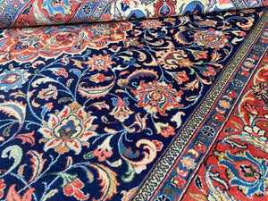 Superfine Hand-Knotted Persian Qazvin Carpet