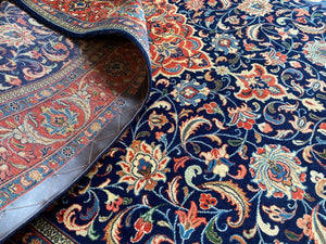 Superfine Hand-Knotted Persian Qazvin Carpet