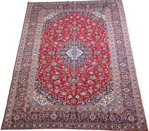 Fine Hand-knotted Persian Kashan Carpet