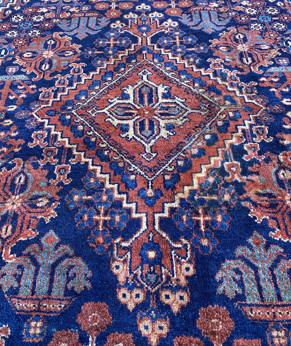 Hand-Knotted Persian Meymeh Rug