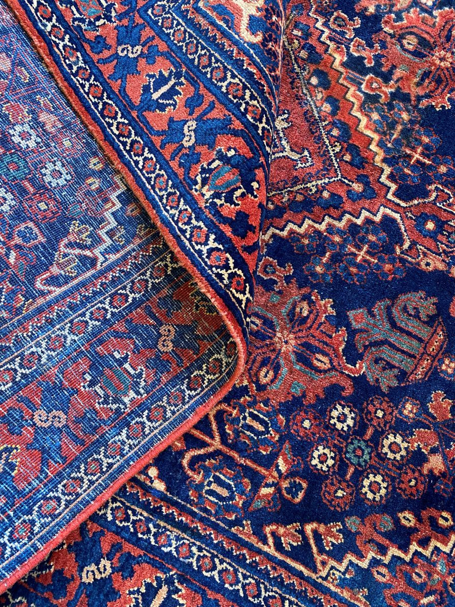Hand-Knotted Persian Meymeh Rug
