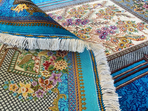 Superfine Hand-Knotted Pure Silk Persian Qum