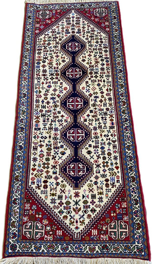 Fine Hand-Knotted Persian Abadeh Runner