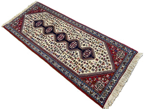 Fine Hand-Knotted Persian Abadeh Runner