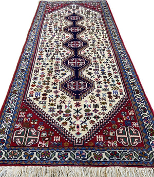 Fine Hand-Knotted Persian Abadeh Runner