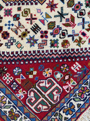 Fine Hand-Knotted Persian Abadeh Runner