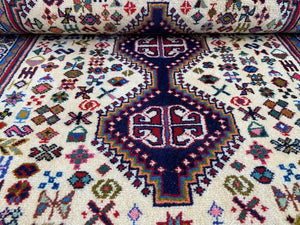 Fine Hand-Knotted Persian Abadeh Runner