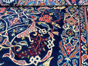 Circa 1970's Hand-Knotted Persian Kashan Carpet