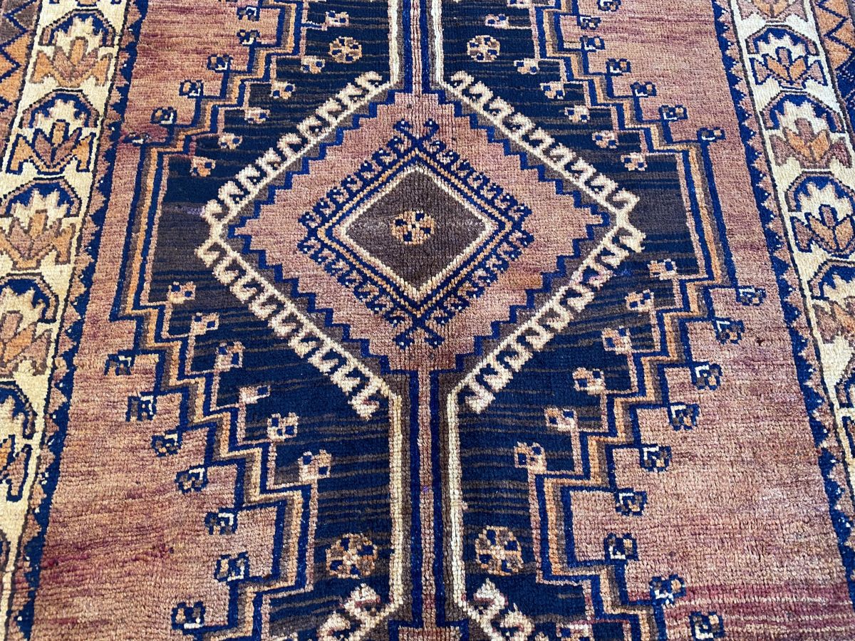 Hand-Knotted Tribal Persian Luri Rug