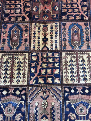 Handmade Tribal Persian Garden Design Bakhtiar Rug