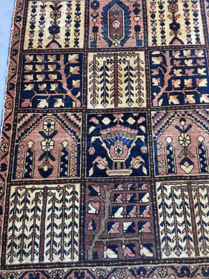 Handmade Tribal Persian Garden Design Bakhtiar Rug