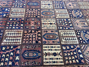 Handmade Tribal Persian Garden Design Bakhtiar Rug