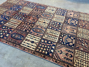 Handmade Tribal Persian Garden Design Bakhtiar Rug