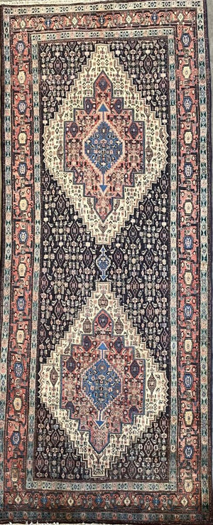 Handmade Tribal Persian Senneh Sanandaj Rug