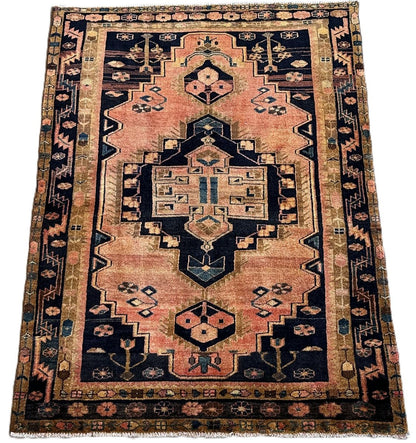 Hand-Knotted Tribal Persian Luri Rug