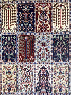 Fine Hand-Knotted Persian Birjand Mood Carpet