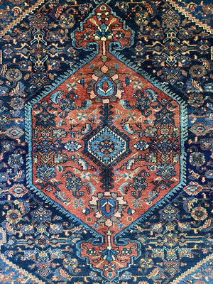 Circa 1960S Hand-Knotted Tribal Persian Bidjar Rug