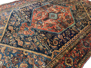 Circa 1960S Hand-Knotted Tribal Persian Bidjar Rug