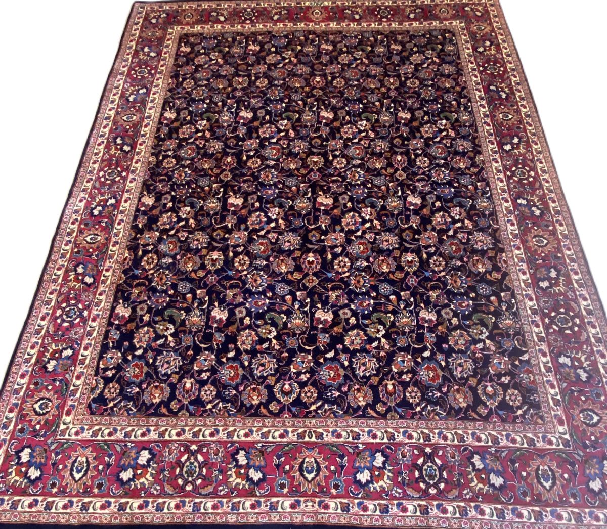Fine Hand-Knotted Persian Khorasan Carpet