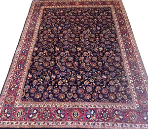 Fine Hand-Knotted Persian Khorasan Carpet