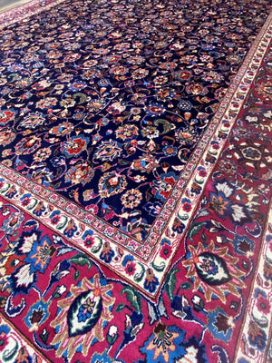 Fine Hand-Knotted Persian Khorasan Carpet