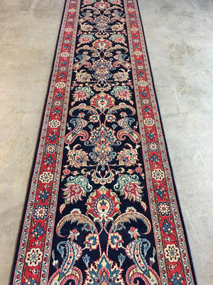 Handmade Persian Varamin Runner