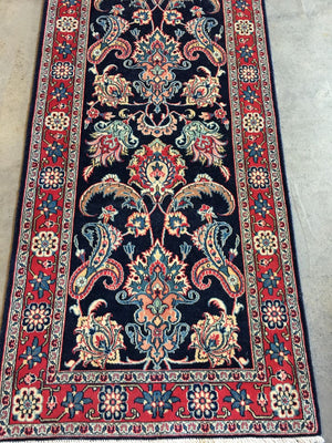 Handmade Persian Varamin Runner