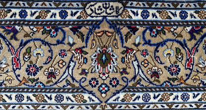 Fine Hand-Knotted Persian Kashan Carpet