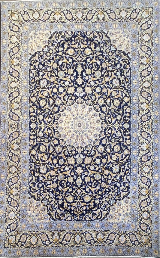 Fine Hand-Knotted Royal Persian Kashan Carpet